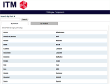 Tablet Screenshot of itm.mycarparts.net