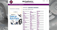 Desktop Screenshot of mycarparts.net