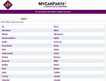 Tablet Screenshot of fia.mycarparts.net