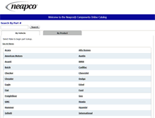 Tablet Screenshot of neapco.mycarparts.net